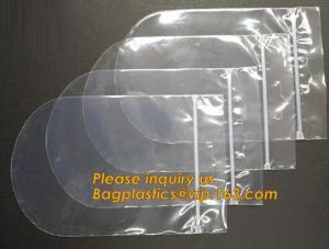 China Round bottom polypropylene zip lock bag, CD bag, round reclosable bag, round reusable zip lock bag, round grip seal pack on sale