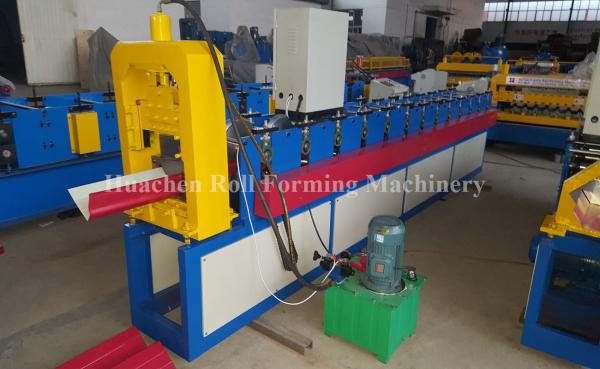 Cheap Automatic Metal Ridge Cap Machine , 3 Phase Cold Roll Forming Equipment ISO for sale