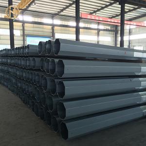 China 9 Meters Tubular Steel Pole For Low Voltage Overhead Electrical Networks on sale