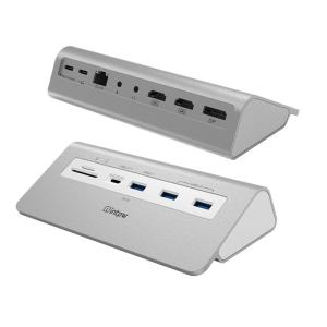 9-in-1 USB C hub Multiport Adapter with 4K HDMI PD 100W USB-A and SD/TF card reader