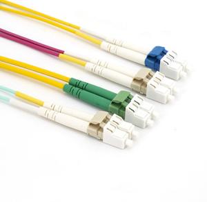 LC To SC APC Patch Cord MM OM1 OM2 OM3 OM4 LC SC Duplex Patch Cord