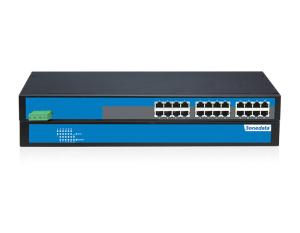 China 24 port fast Ethernet switch, unmanaged, rack mount, IP30 protection metal housing on sale