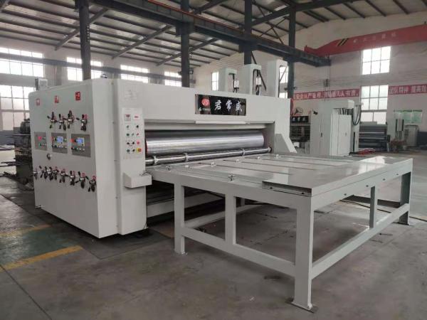 Cheap Customized Automatic Slotting Machine , Two Colour Flexo Printing Machine for sale