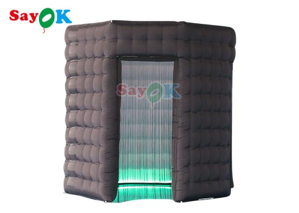 Cheap Customized Inflatable Photo Booth Round Roofless Led Blow Up 360 Photo Booth for sale