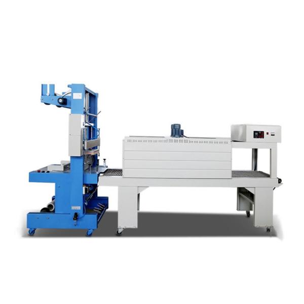 Cheap High Performance Cuff Style Semi Auto Shrink Wrap Machine Conveying Speed 0-15m/min for sale