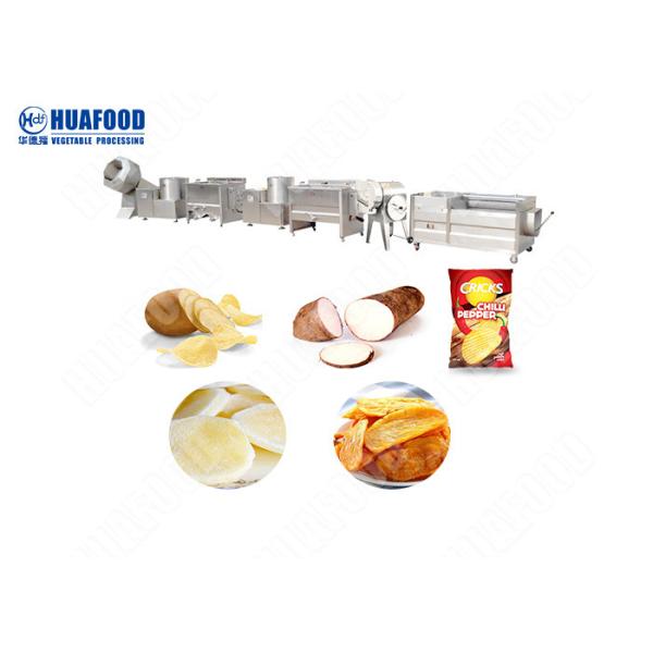 Cheap 200kg/H Semi-Automatic Potato Chips Processing Line for sale