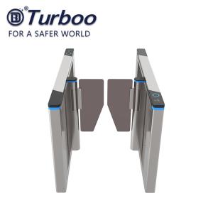 Outdoor Swing Pedestrian Barrier Gate Mechanical Anti - Trap Auto Reset Function