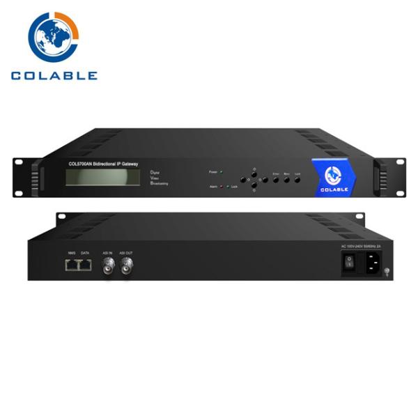 Cheap Bidirectional DVB IP Gateway ASI To IP /  IP To ASI For DTV Headend Support PCR Adjusting for sale