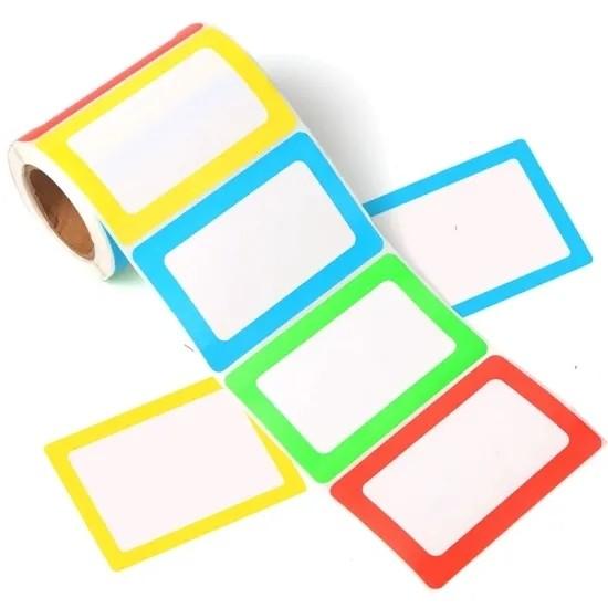 Cheap Moisture Proof BOPP Self Adhesive Name Labels Offset CMY Printing for sale