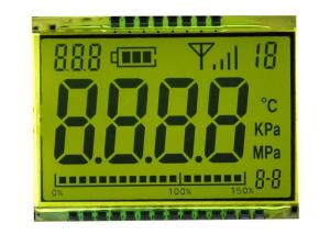 Digit 7 Segment TN Reflective LCD Display Custom Size For Meter 3.3V