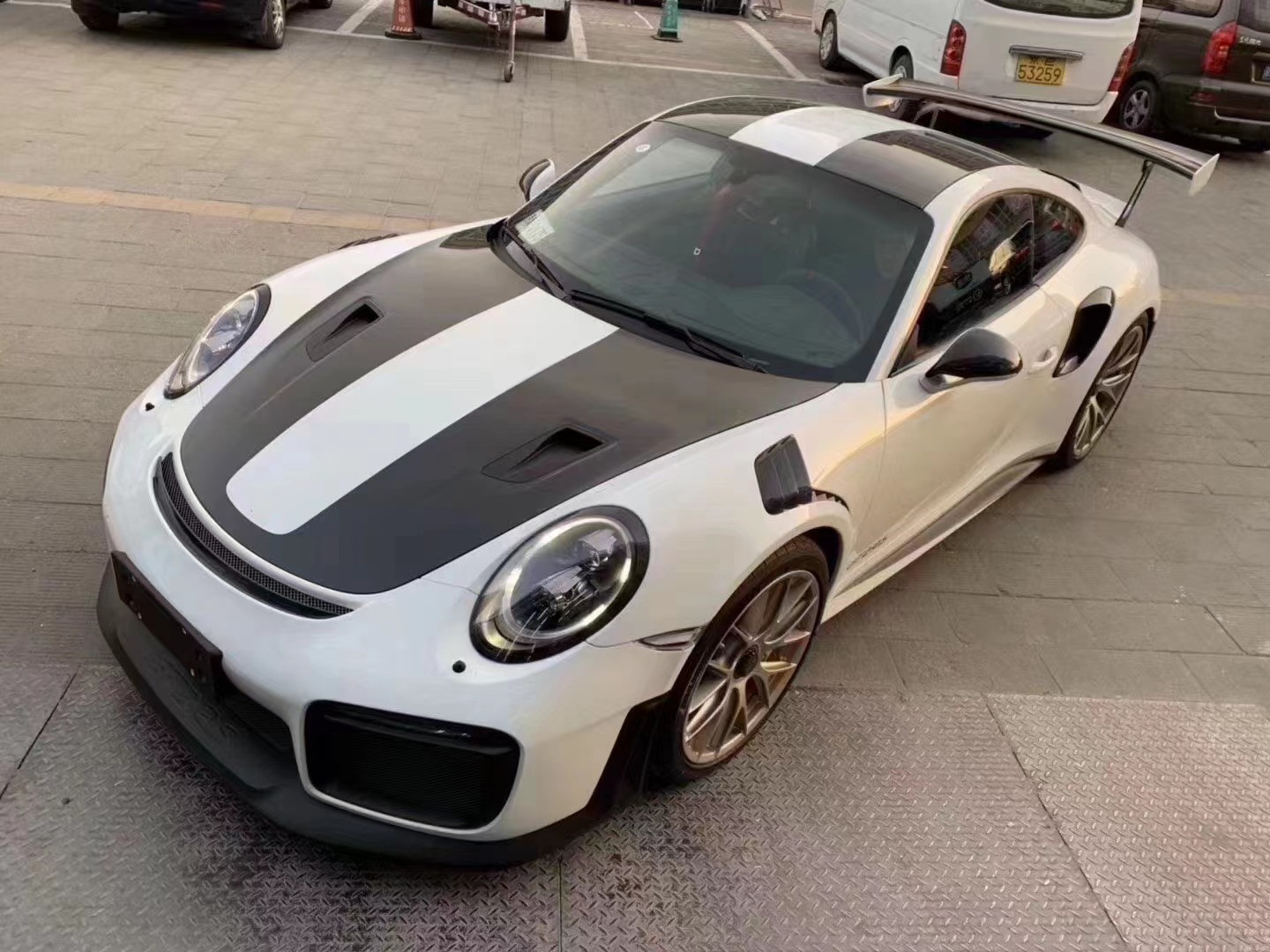 2022 New Products 911 991.2 GT2RS Body Kit for Porsche 911 Front and Rear Bumper Carbon Fiber Cover Spoiler 2016-2018