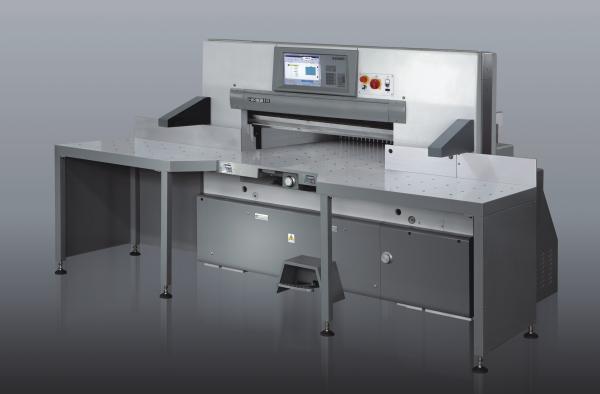 Cheap Guillotine Automatic Packaging Machine 115 Programmed touch screen with 6 language LCD Single/Double hydraulic pump for sale