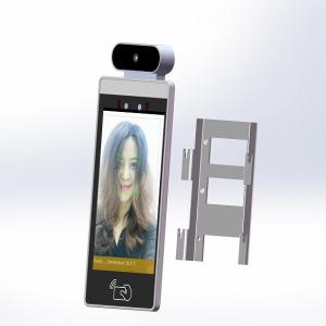 Android 8 Inch POE Face recognition access control system terminal with body temperature measurement