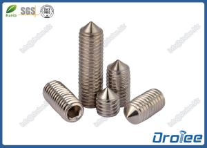 304/316 Headless Hex Socket Set Screw with Flat Point