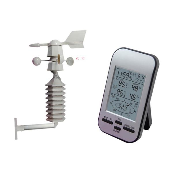 Cheap WS0232 LCD Digital Weather Station With Colour Display Humidity Range 20% To 90% Remote Viewing Data for sale