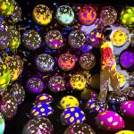 Newest Customizable Interactive Colorful Yoga Ball Interact Jump Projection Game