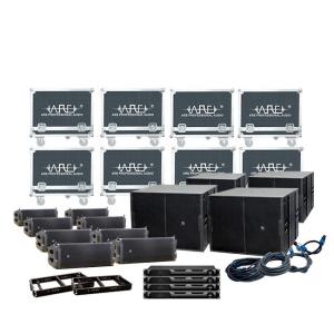 China ARE AUDIO passive dual 10 inch outdoor line array speaker subwoofer system for cabaret party on sale