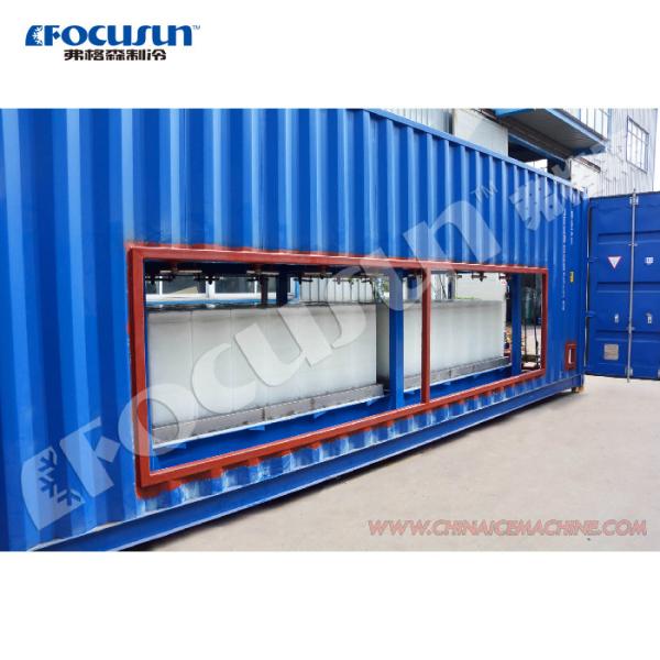 Cheap Containerised Ice Block Making Machine 10 Tonnes Per Day Output Durable and Heavy-Duty for sale