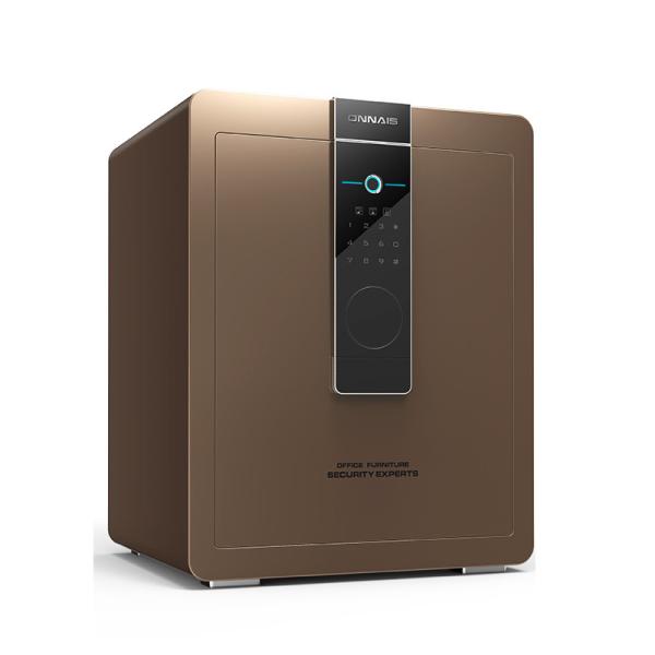 Cheap Brown Digital Keypad Fingerprint Security Safe With Large Store Space for sale