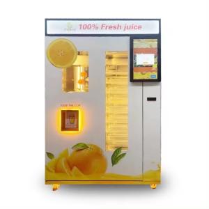 Automatic Fresh Orange Juice Vending Machine With Card Reader And Bill Validator