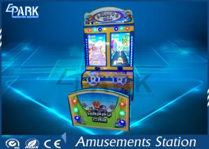 3D Scene Racing Game Machine With Double Cartoon Car L1550 * W1200 * H2100 MM