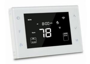 Black Color High Constrast VA LCD Display For Smart Thermostat CE ROHS