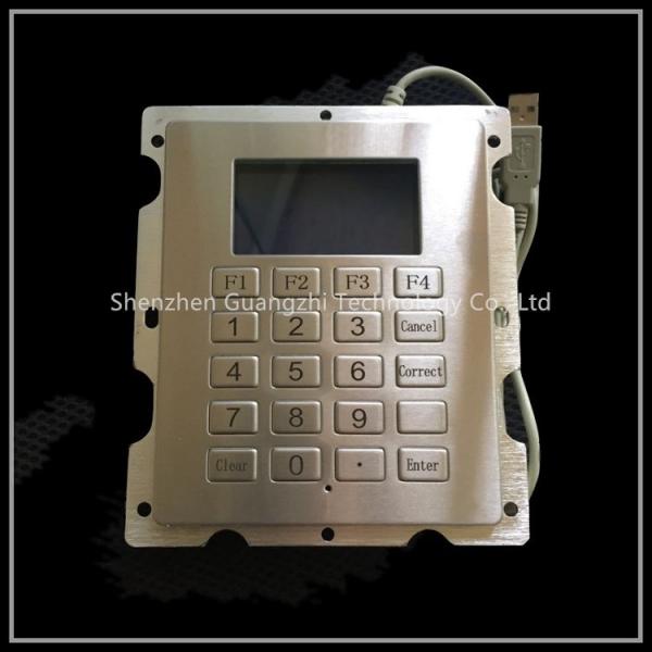 Cheap Stainless Steel Usb Numeric Keypad With Display , Digital Keyboard With Display for sale