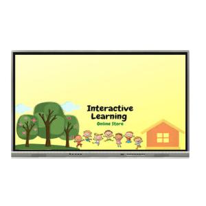 Gray Black Frame Color LCD Smart Board with 50000 Hrs Life Cycle