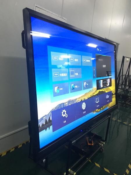 Cheap Large ir sensitive lcd touch screen panel China smart interactive all in one 75-86inch multi touch monitor for sale