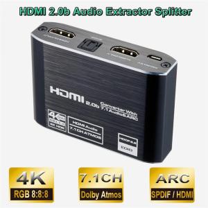 Audio Extractor HDMI 2.0b Adapter 1×1 Support 4K 60Hz RGB 8:8:8 HDCP 2.2