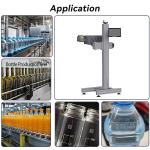 PET Bottle CO2 Laser Marking Machine 0-130m/min With Laser Coder