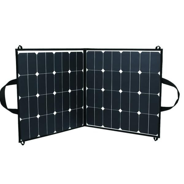Cheap Folding Custom Solar Panels 60 Watt Corrosion Resistant With Black Fiber Cloth for sale