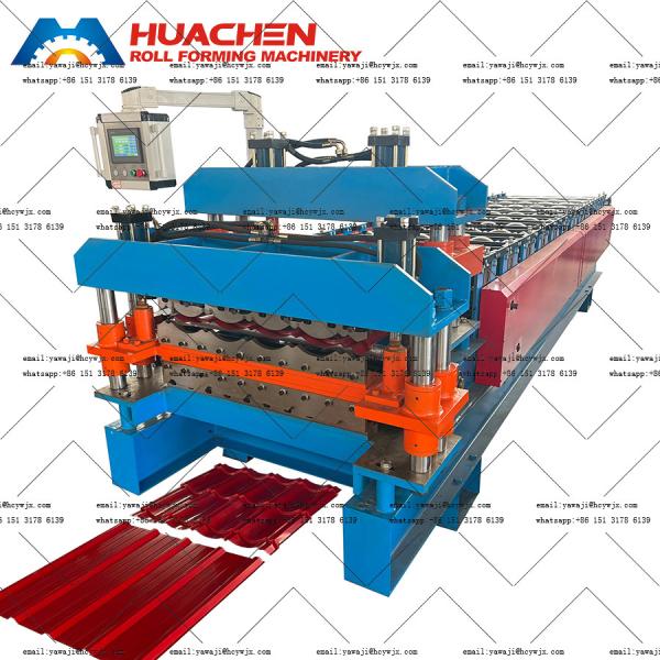 Cheap Roofing Panel Sheet Double Deck Roll Forming Machine for sale