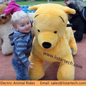 Best Motorized Plush Kids Ride On Toy, Coin Operated Electric Animal Scooter for Adult wholesale