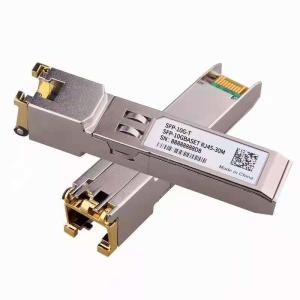 China RJ45 10G Copper SFP+ Ethernet Optical Transceiver Module 30m 50m 100m on sale