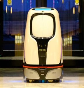 Best Contactless Smart Service Robot 50kg Load Hotel Autonomous Delivery Robot wholesale