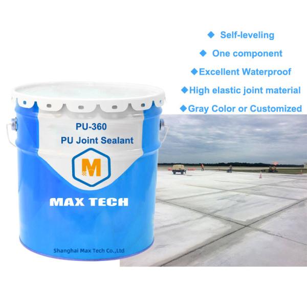Cheap High Performance Self-Leveling Horizontal Joint Elastic Polyurethane Sealant in Gray for sale
