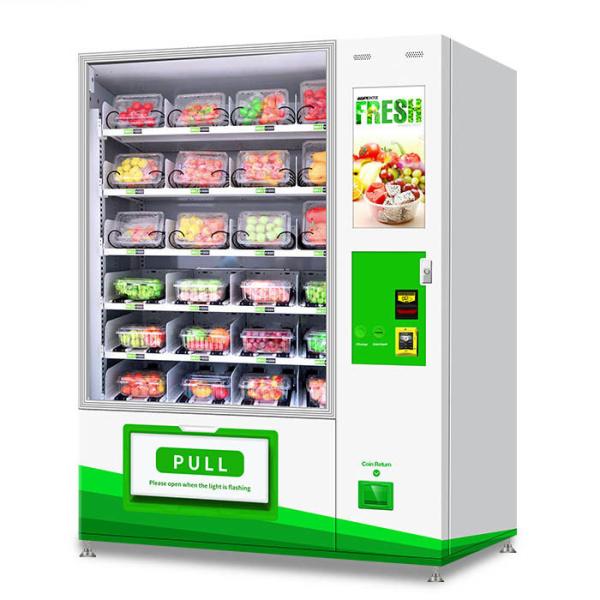 Cheap Milk Bread Vending Machine Fresh Eggs With Elevator System for sale