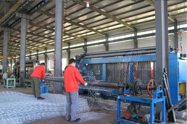 Cheap Automatic Hexagonal Gabion Wire Mesh Machine 2.5m 3m 4.3m Length 100*120mm Hole Size for sale