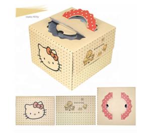 Best Cake Custom Cardboard Display Boxes Recycled Materials With Window wholesale