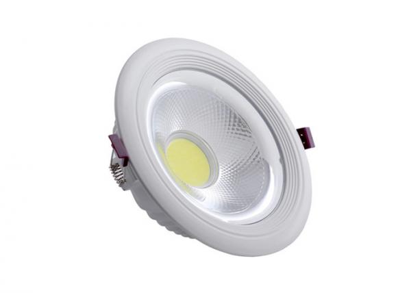 Cheap COB LED Recessed Downlight 12w General 1200 Lumen 120mm Diameter Cut Hole Size for sale