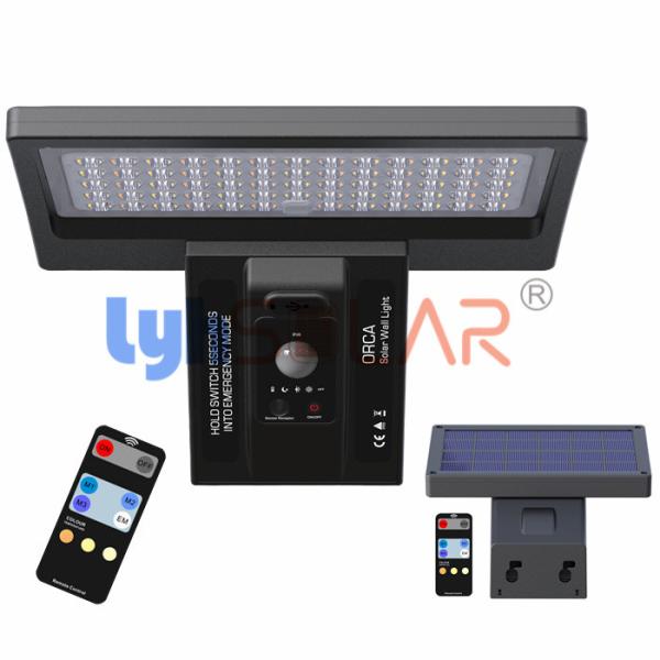 Cheap IP65 Waterproof Solar Deck Lights Outdoor With Motion Sensor 600Lm Output for sale