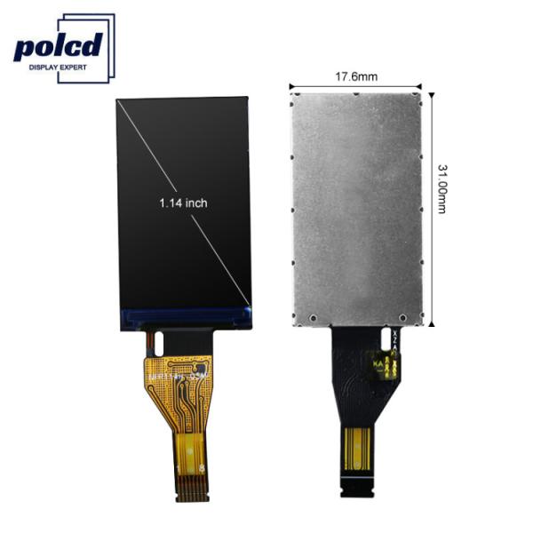 Cheap Polcd 550 Nit Tft 1.14 135X240 TFT LCD Display RGB Vertical Stripe for sale