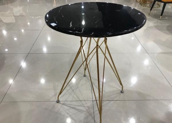Cheap 60cm Metal Marble Coffee Table for sale