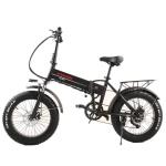 One Seat 48V 500W 20" Fat Tyre Electric Bike 10Ah Lithium Battery 5 Assist