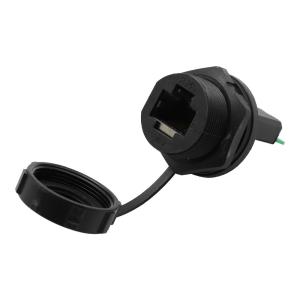 China Male Female Communication Cable Connectors , Rj45 Through Hole Connector 2.5cm on sale