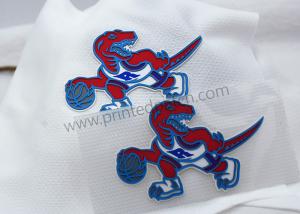 China OEKO Dinosaur 15S Heat Press Clothing Labels Hot Melt Glue on sale