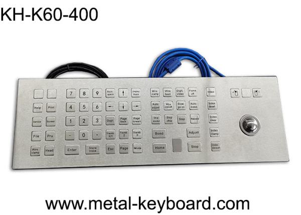Cheap 30min MTTR Matrix PS2  USB Trackball Keyboard 60 Keys With Numeric Keypad for sale