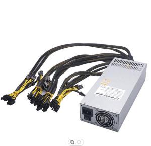 Ethereum Bitcoin Asic Miner Power Supply , 2500 Watt Psu For 8 GPU Eth Rig