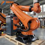 Communication Protocol Enabled Robotic Palletizer for KUKA kr210 C4 handling